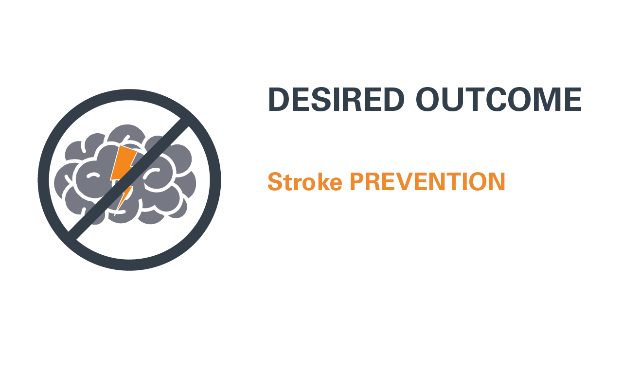 Prevention of stroke in brain