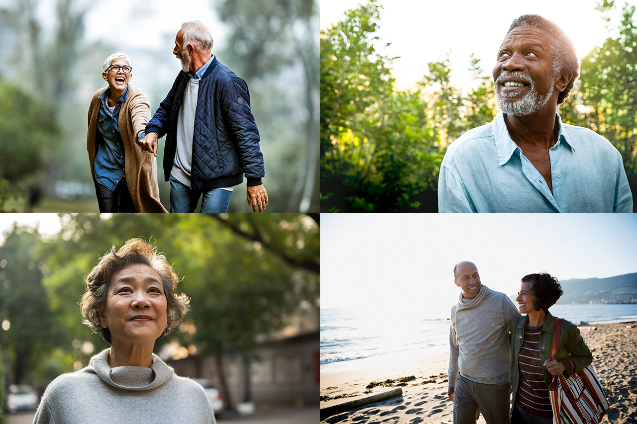 Patients diagnosed with AFib look optimistically into the distance after learning about cardiac catheter ablation. Learn more about AFib treatment options.